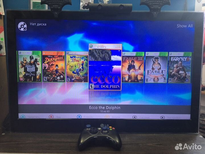 Xbox 360 Slim Е Фрибут+60 Игр