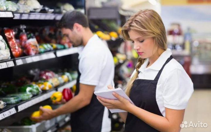 Продавец в сеть продуктовых магазинов