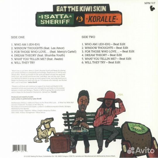 Isatta sheriff & koralle - Eat The Kiwi Skin