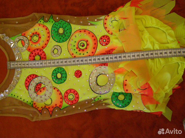 Купальник для художественной гимнастики, 128 рост