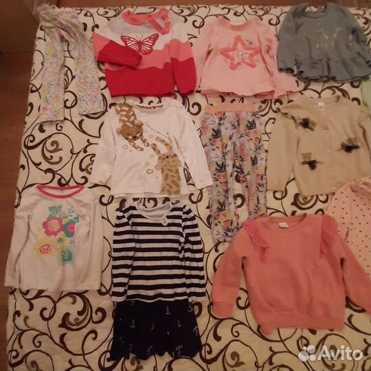 Вещи пакетом 80-86 на девочку