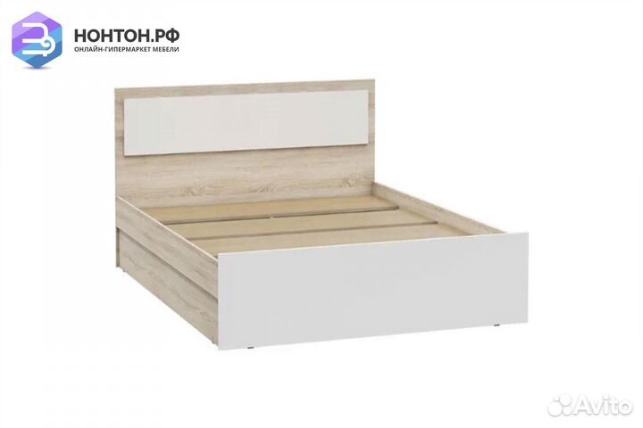 Кровать Мартина белый / дуб сонома