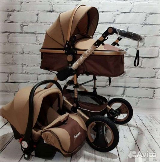 Коляска 3в1 трансформер Новая (красивая)