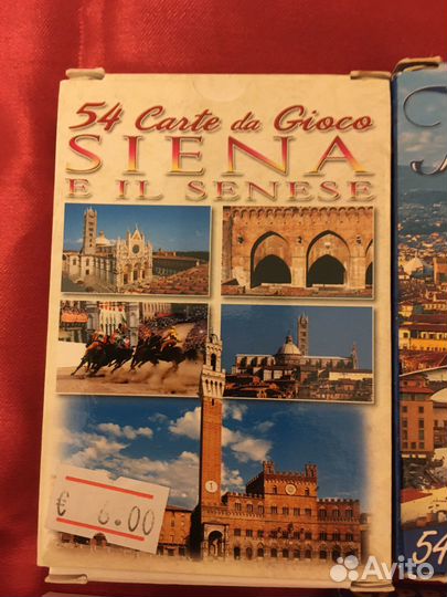 Игральные карты сувенирные