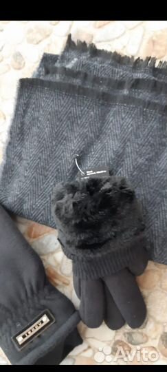 Шарф+перчатки