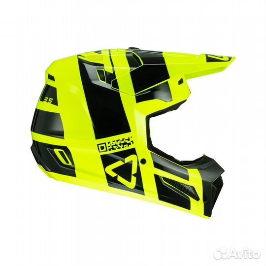 Мотошлем Leatt Moto 3.5 Helmet Kit Citrus 2024