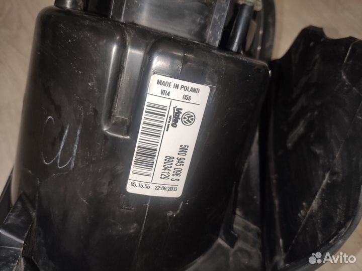 Фонарь задний правый volkswagen golf plus