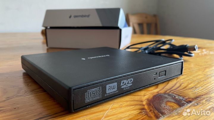 Внешний CD/DVD-привод Gembird DVD-USB-02
