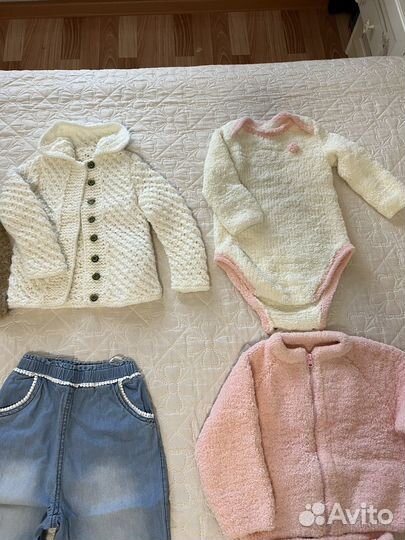 Вещи пакетом на девочку 80-86