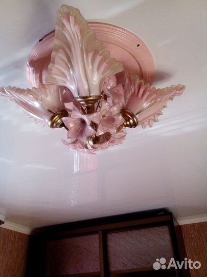 Люстра стекло