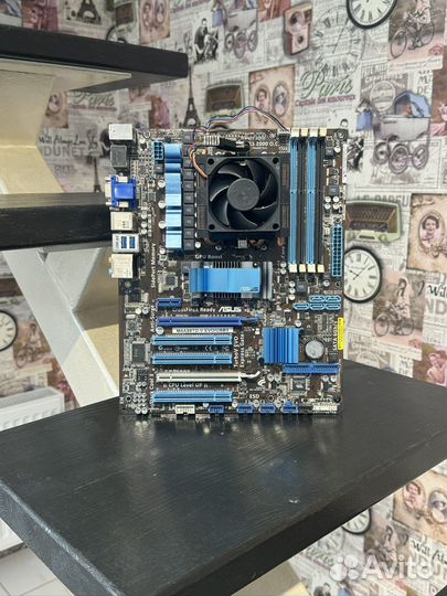 Материнская плата am3+amd phenom x4 970+охлаждение