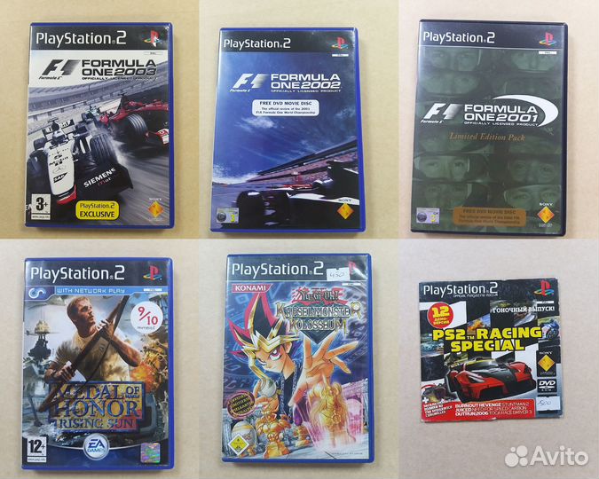 Лицензионные диски Sony Playstation 2 PS2