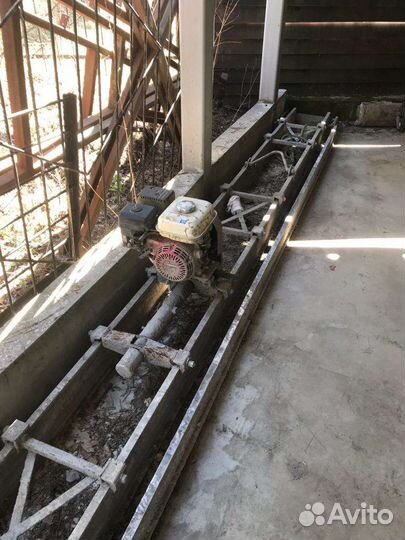 Виброрейка секционная 6,4м с двигателем хонда