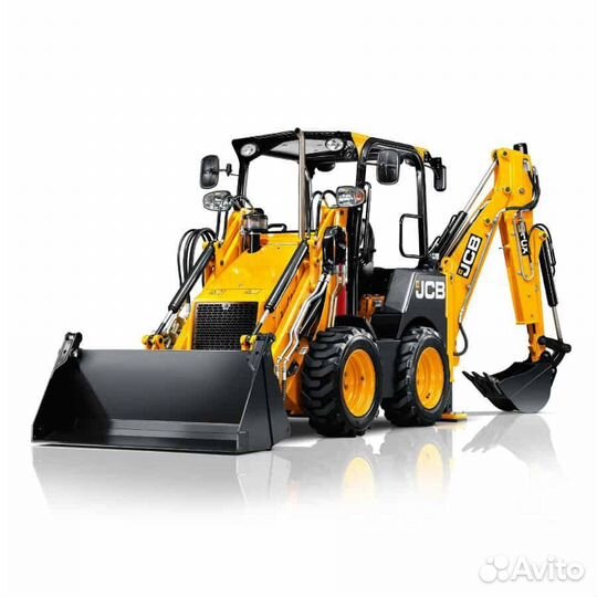 Машинист погрузчика jcв 1CX (мини петушок)