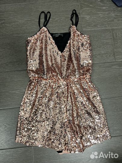 Комбинезон с паетками S