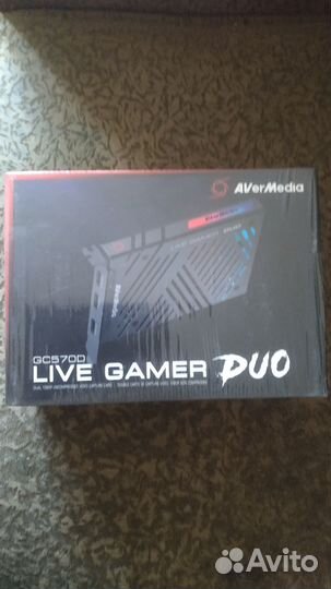 Карта видеозахвата AVerMedia Live Gamer DUO GC570D