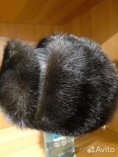 Норковая шапка мужская