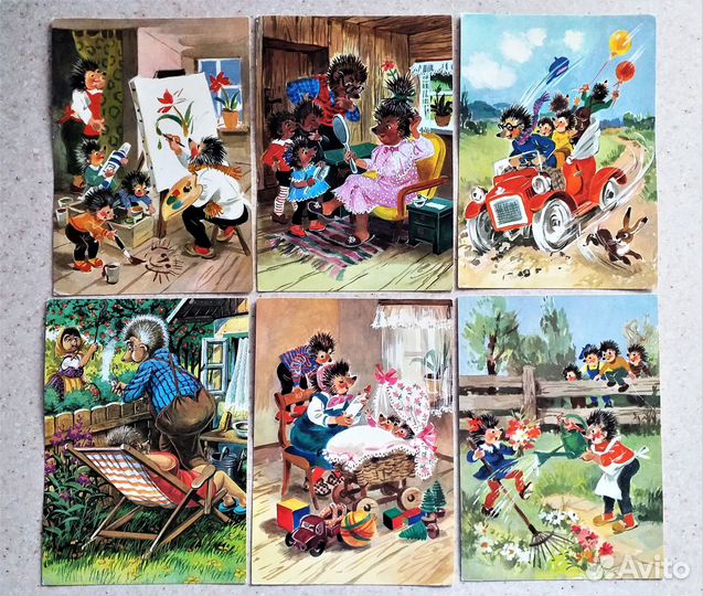 Знаменитая семейка ежей 42 штуки Германия (33)