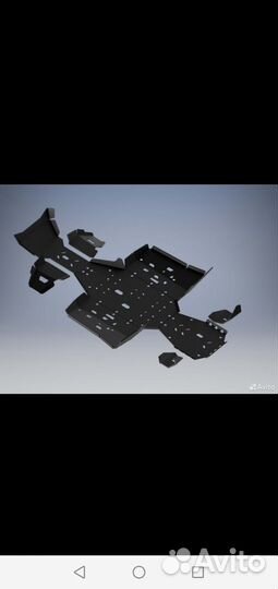 Защита днища квадроцикла CF moto X8 HO