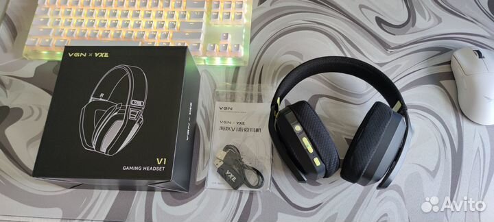 Беспроводные игровые наушники VGN/VXE Siren V1