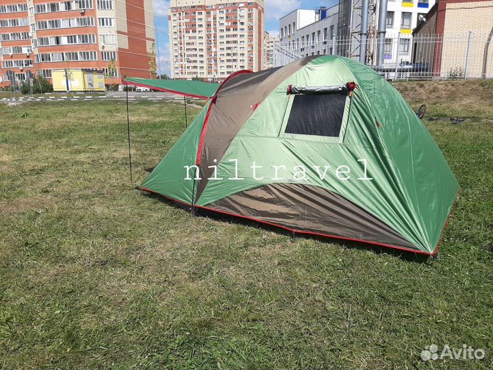 Палатка туристическая 4 местная с тамбуром