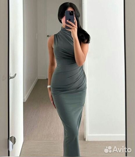 Платье миди женское