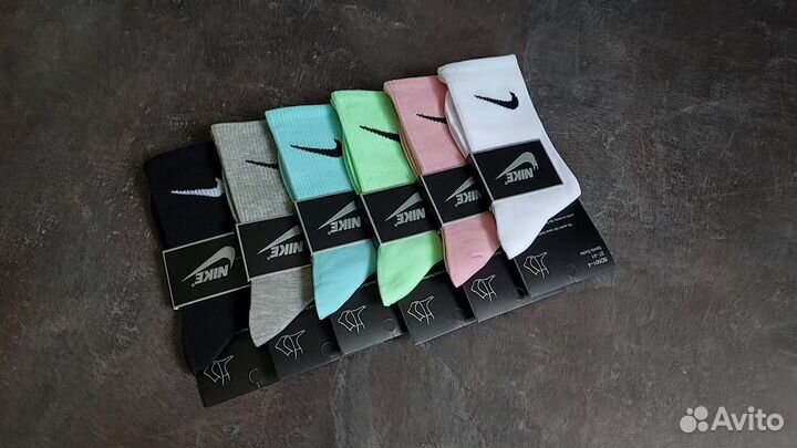 Носки Nike ассорти хлопковые