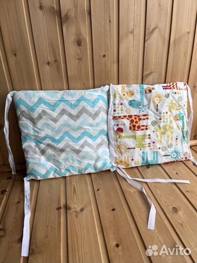 Продам бортики-подушечки в кроватку