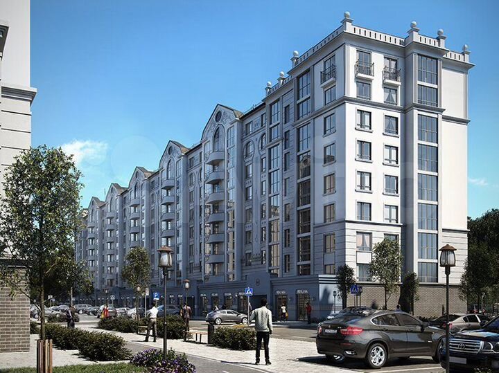 2-к. квартира, 63,5 м², 2/9 эт.