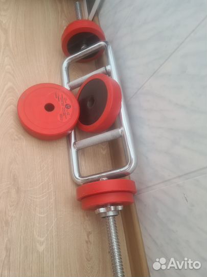 Штанга с блинами/гантели