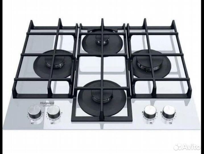 Варочная панель газовая Hotpoint Hags 61F/WH