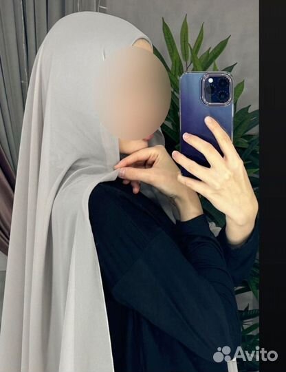 Шарф со вшытой боней