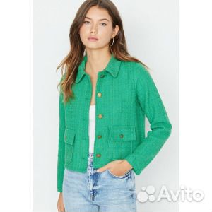 Куртка легкая Trendyol с карманами, зеленый