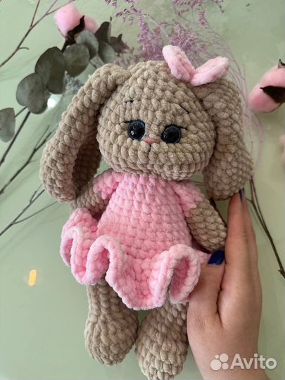 Вязаная плюшевая игрушка