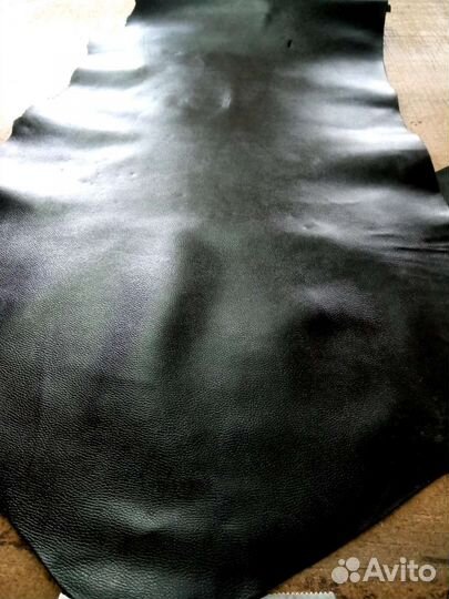 Натуральная кожа черная