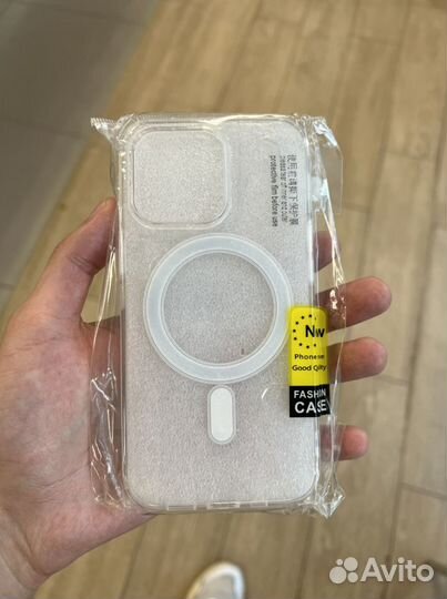 iPhone 13 Pro Прозрачный Чехол с Магнитом