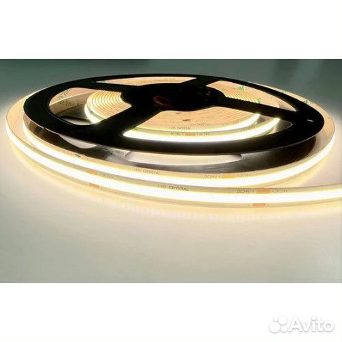 Светодиодная лента COB-512 LED/м, 10Вт, 24В, IP20