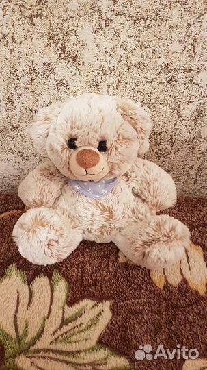 Новые мягкие игрушки - медведи,заяц,кот