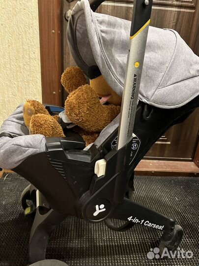 Автолюлька на колесах для новорожденных