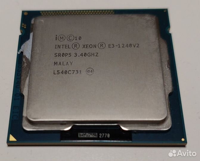 Процессор Intel Xeon e3 1240v2 / Core i7 3770 1155