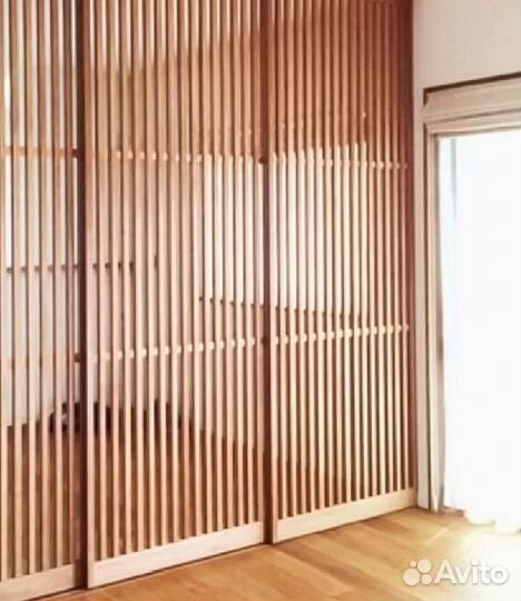 Декоративные рейки (Баффели) и реечные перегородки