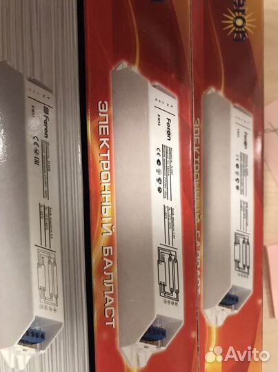 Электронный балласт для люминесцентных ламп 2х36 В