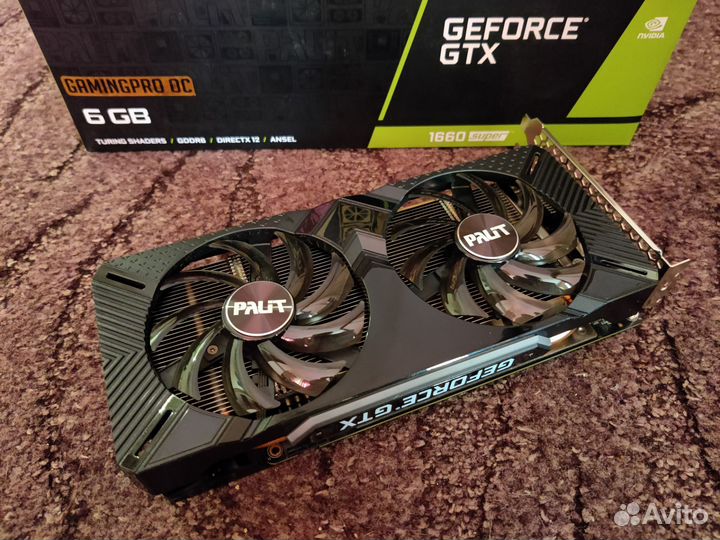 Palit RTX 1660 Super GamingPro идеальное состояние