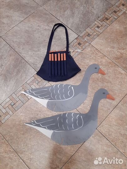 Чучела гусей 12 штук