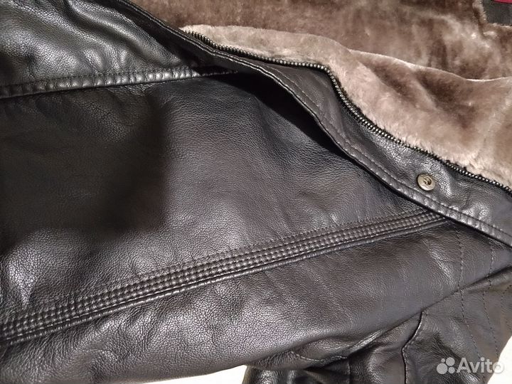 Кожаная куртка мужская