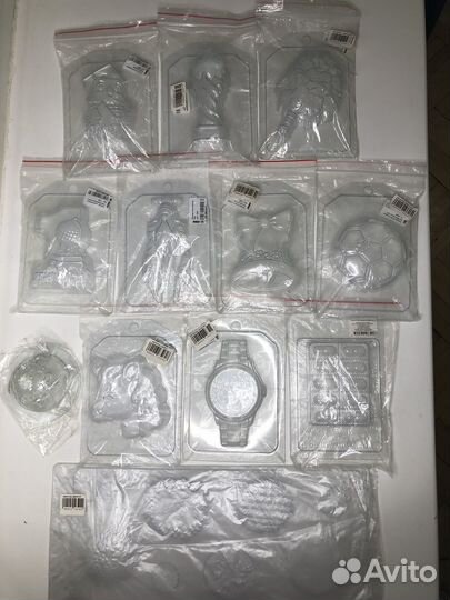 Новые пластиковые формы для шоколада и мыла