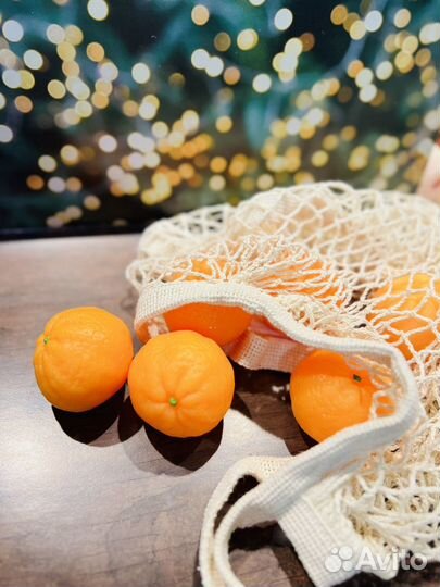 Мыло ручной работы мандарин и шампанское