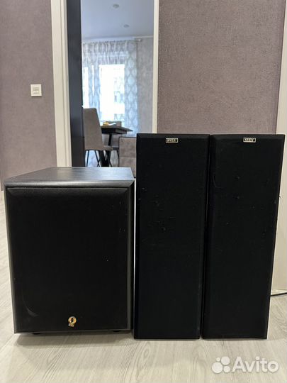 Сабвуфер sven HA-620W, колонки sven SPS-747B