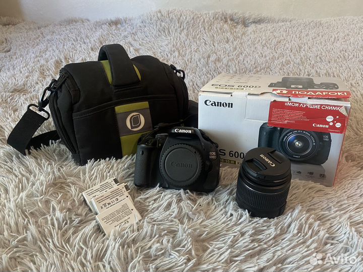 Canon eos 600d + EF-S 18-55 III Kit
