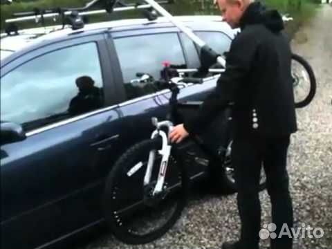 Велокрепление-лифт на крышу авто